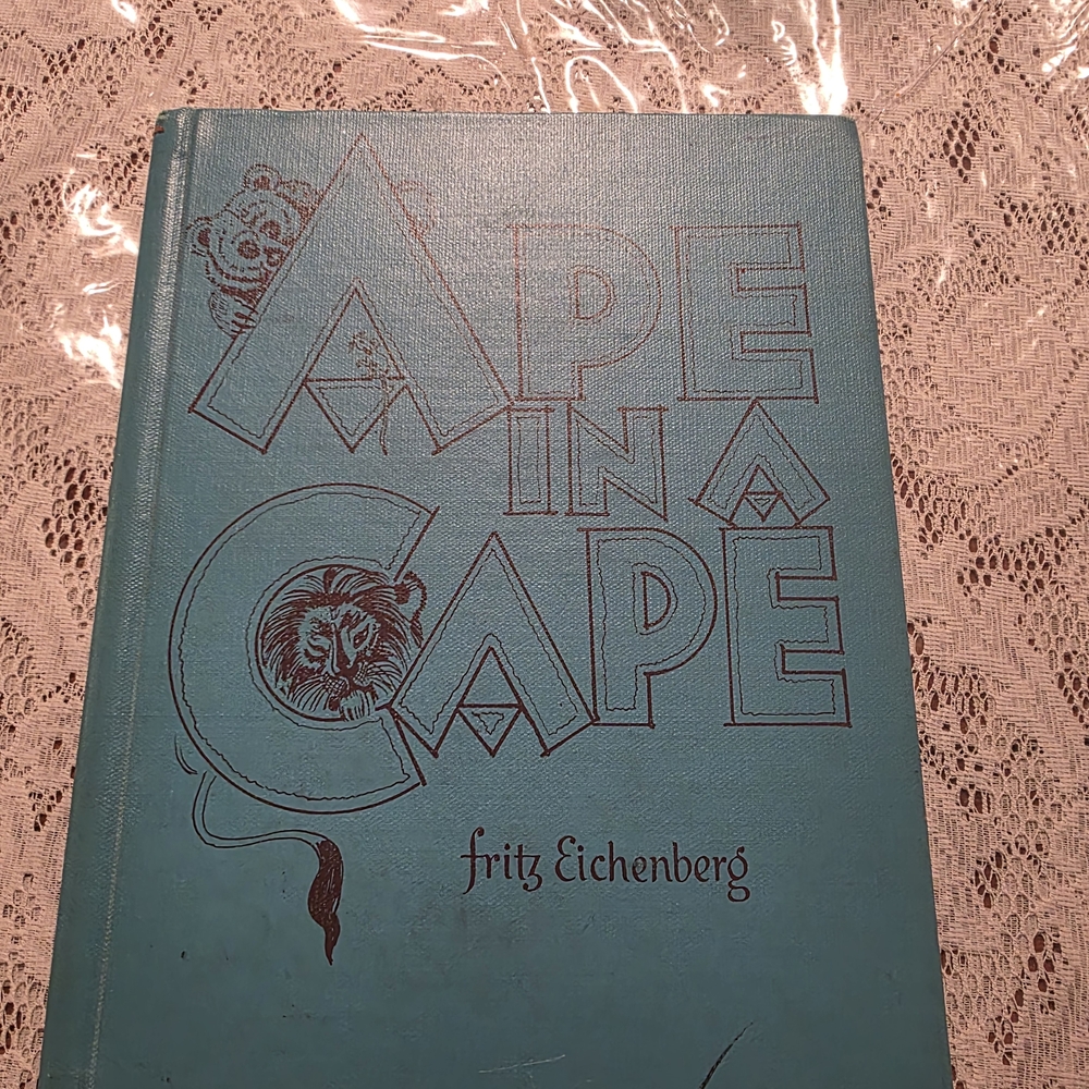 Ape in a Cape by  Fritz Eichenberg - Blue Cover